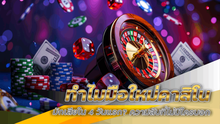 win123 ทำไมมือใหม่คาสิโนมักเสียใน 4 วันแรก? ความลับที่ไม่มีใครบอก